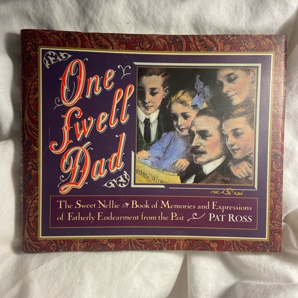One Swell Dad small Hardcover Book for Fathers vintage old style photo quotez - Picture 1 of 16